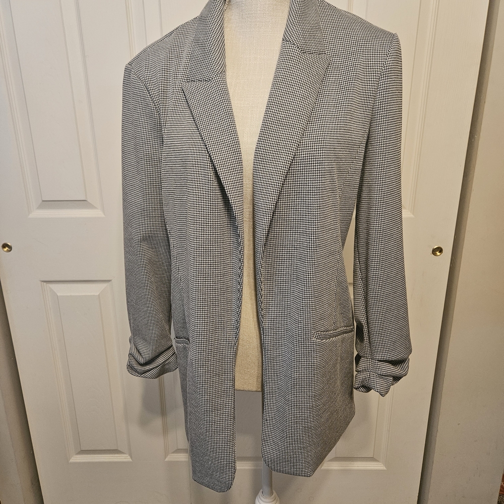 Nine West Classic Checkered Blazer